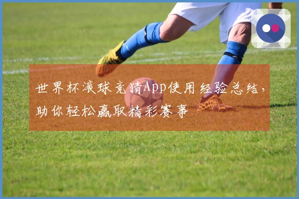 世界杯滚球竞猜App使用经验总结，助你轻松赢取精彩赛事